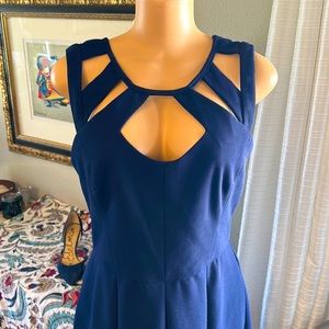 Betsy Johnson dress size 12 navy blue